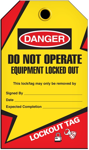 Do Not Operate - Equipment Locked Out
